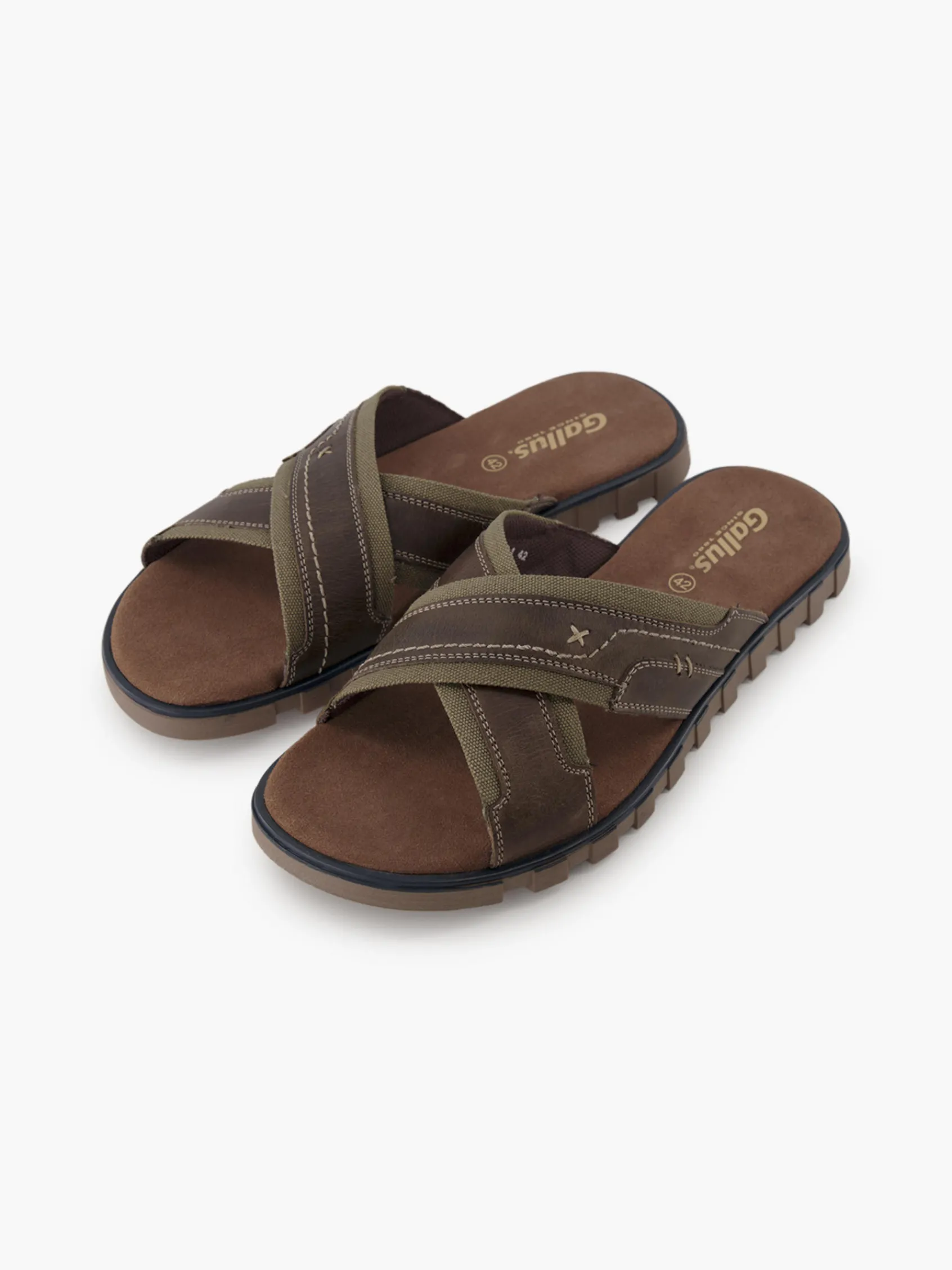 Herren Gallus Leder Pantolette