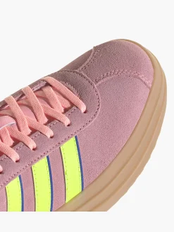 Damen adidas Leder Platform Sneaker VL COURT BOLD