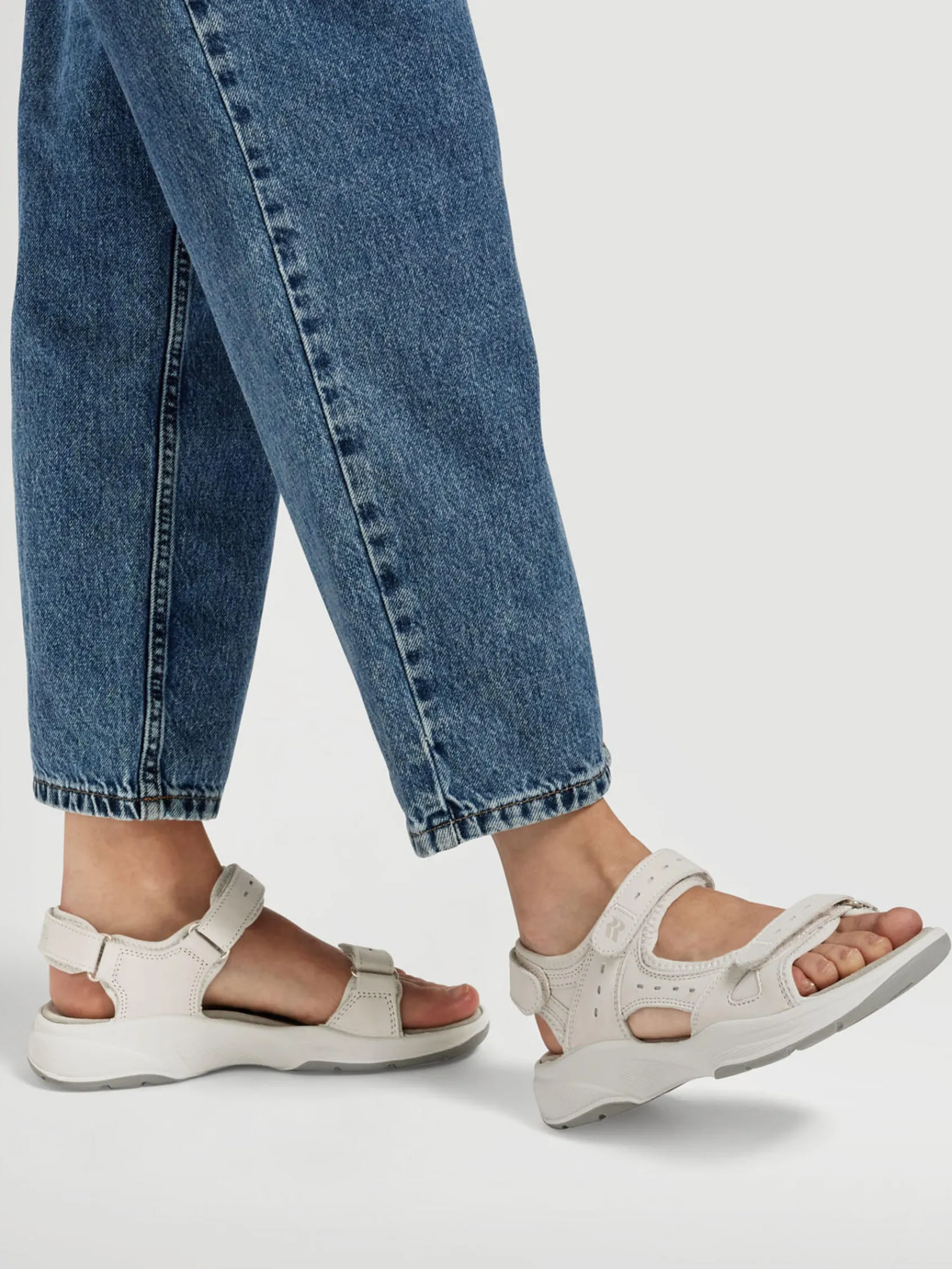 Damen Romika Leder Sandale