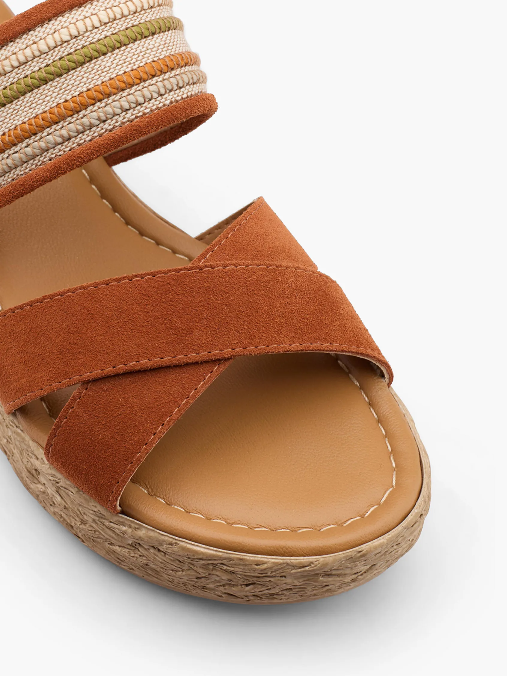 Damen 5th Avenue Leder Sandalette