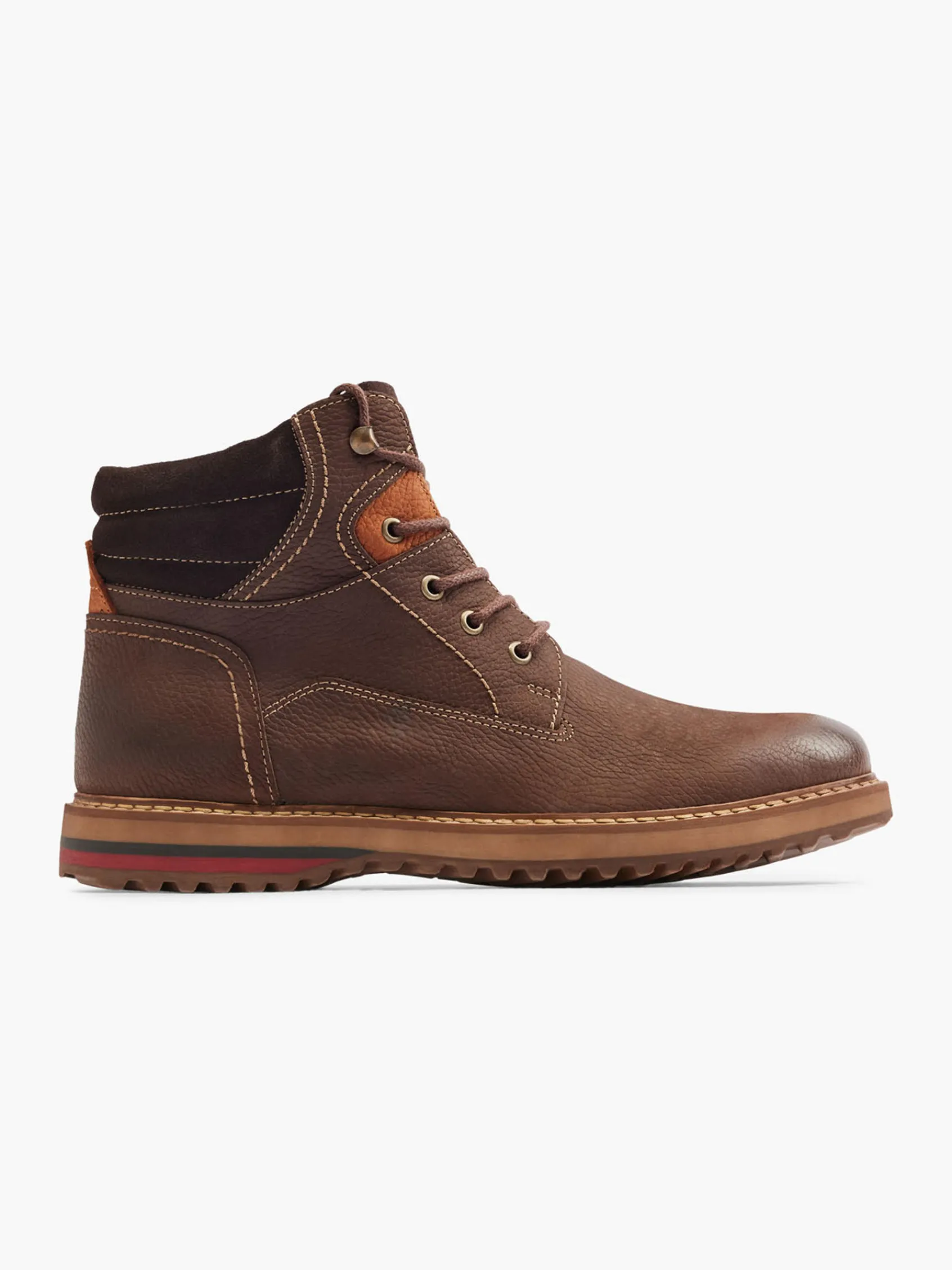 Herren AM SHOE Leder Schnürboots