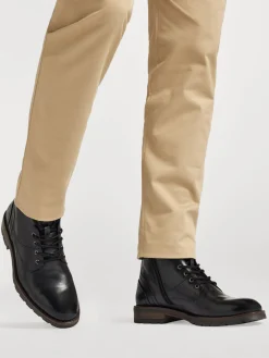 Herren AM SHOE Leder Schnürboots