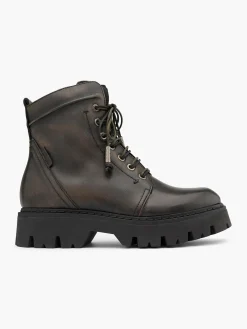 Damen Bench Leder Schnürboots