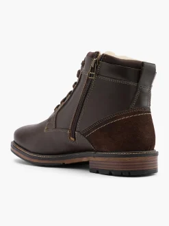 Herren CAFE MODA Leder Schnürboots