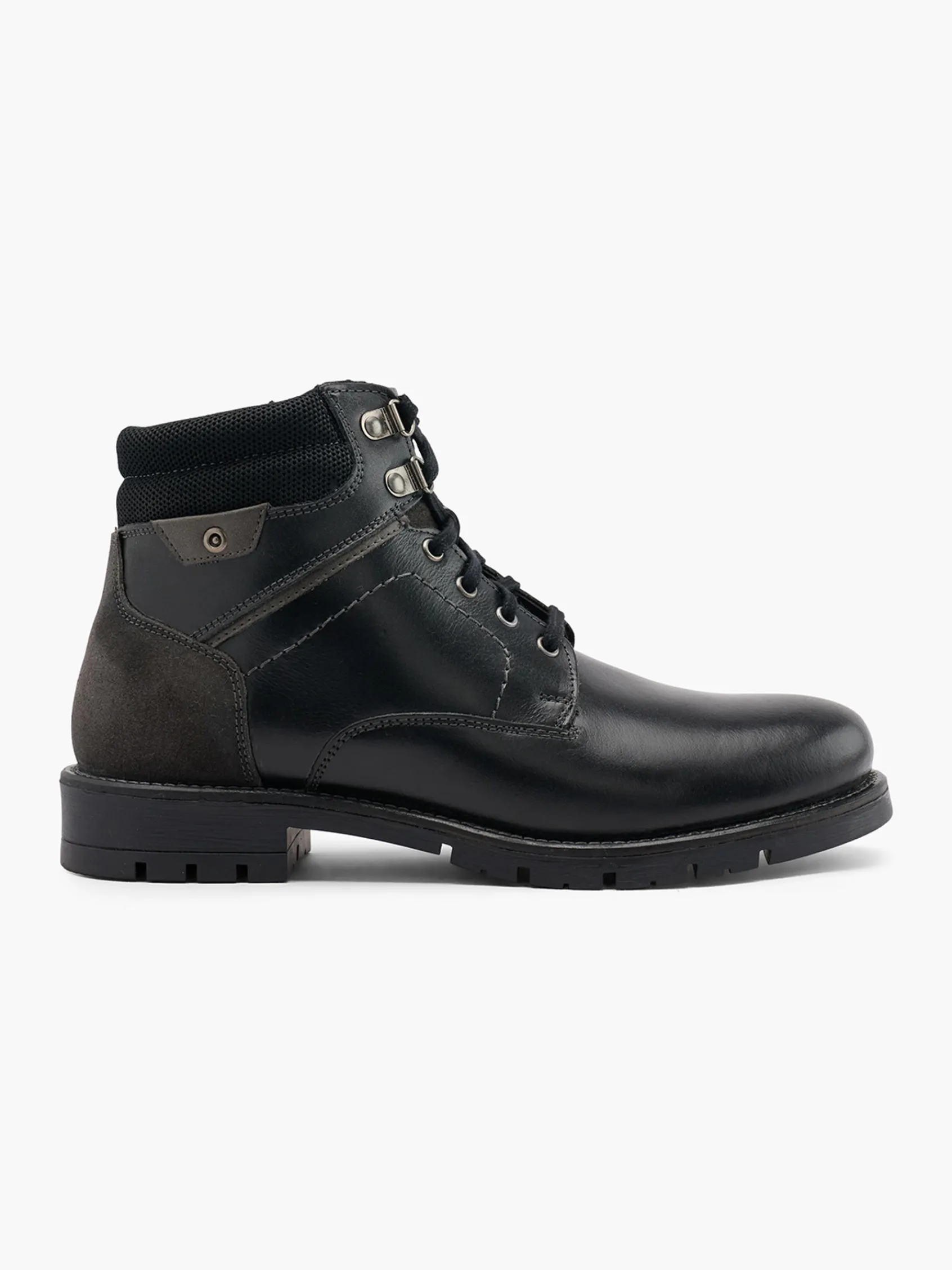 Herren CAFE MODA Leder Schnürboots