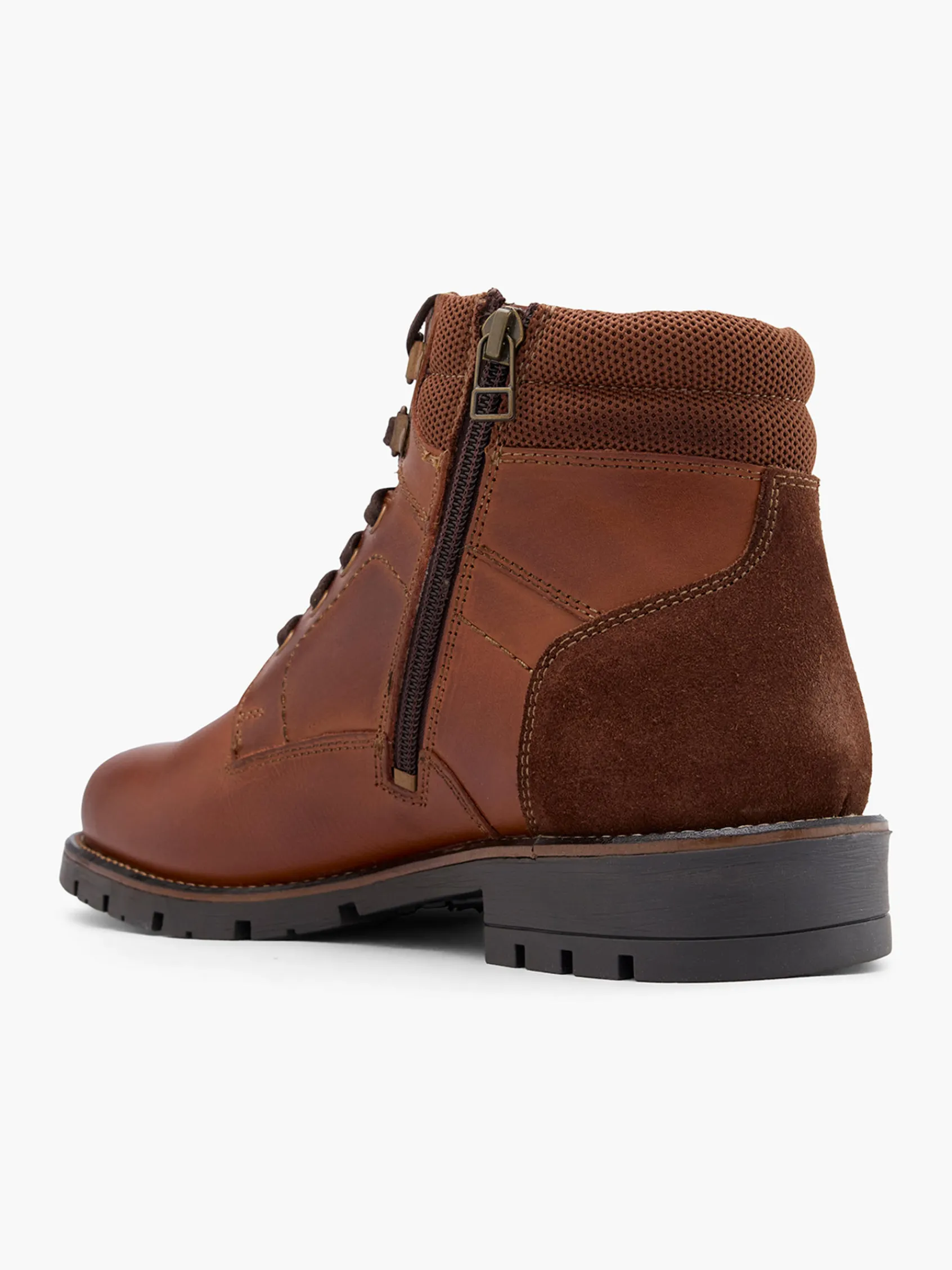 Herren CAFE MODA Leder Schnürboots