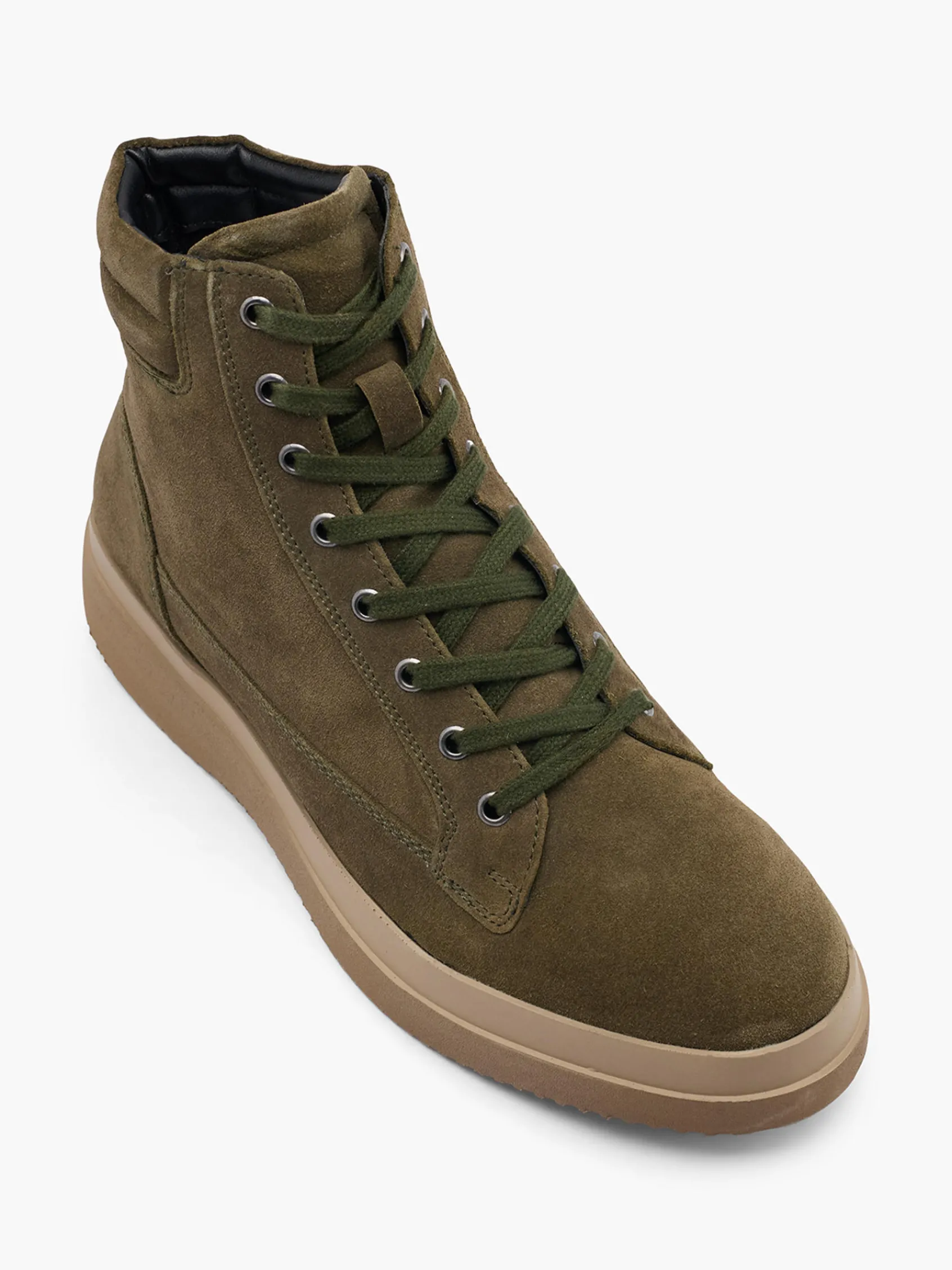 Herren CAFE MODA Leder Schnürboots