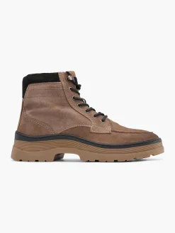 Herren CAFE MODA Leder Schnürboots