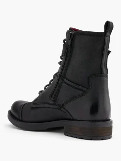 Damen 5th Avenue Leder Schnürstiefelette