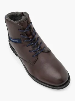 Herren DANIEL HECHTER Leder Schnürstiefelette