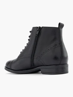 Damen 5th Avenue Leder Schnürstiefelette