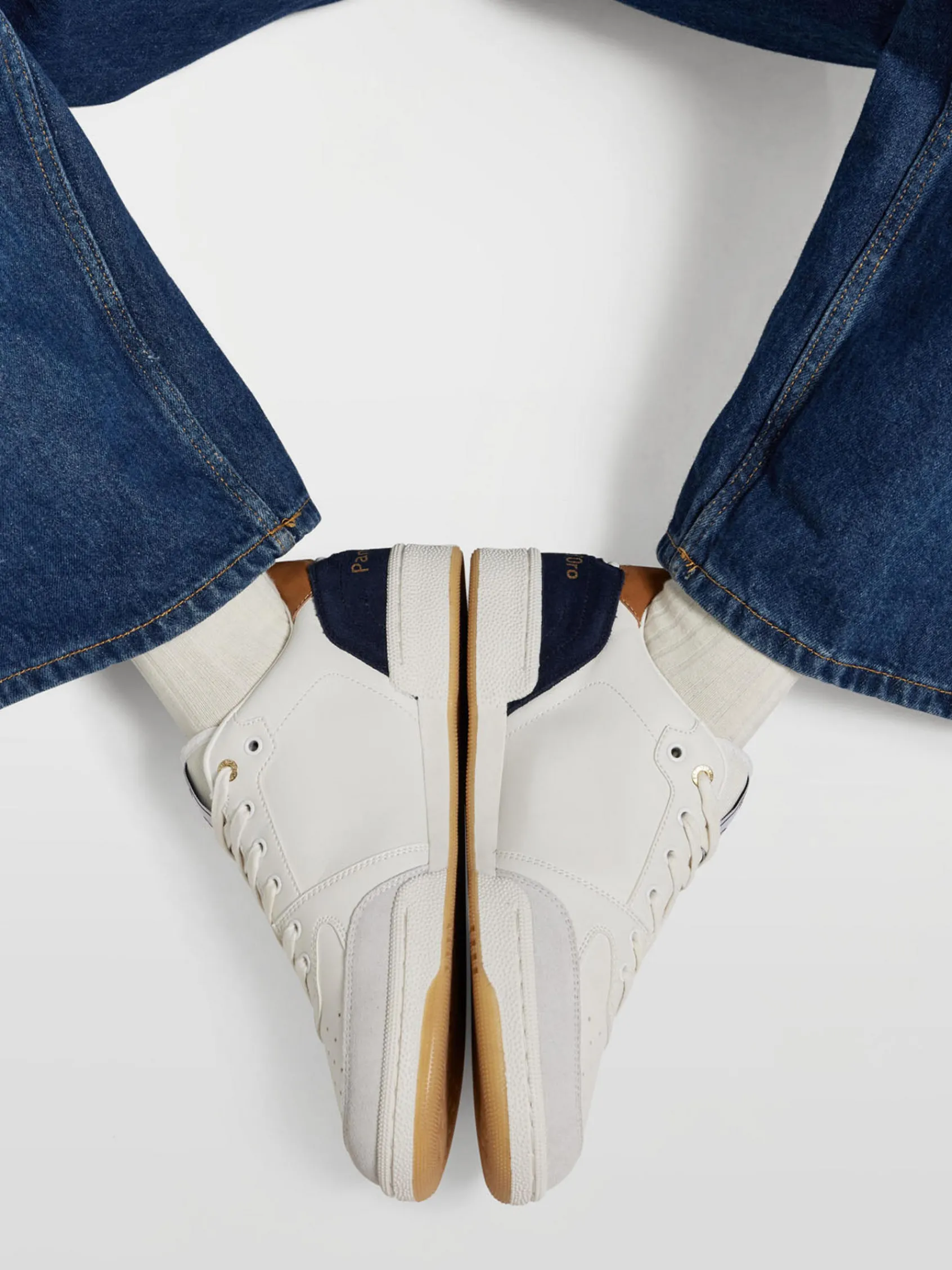 Herren Pantofola d'Oro Leder Sneaker