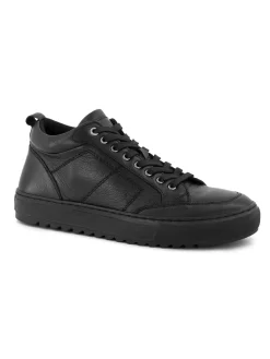 Herren Bench Leder Sneaker