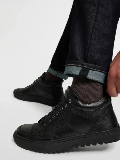 Herren Bench Leder Sneaker