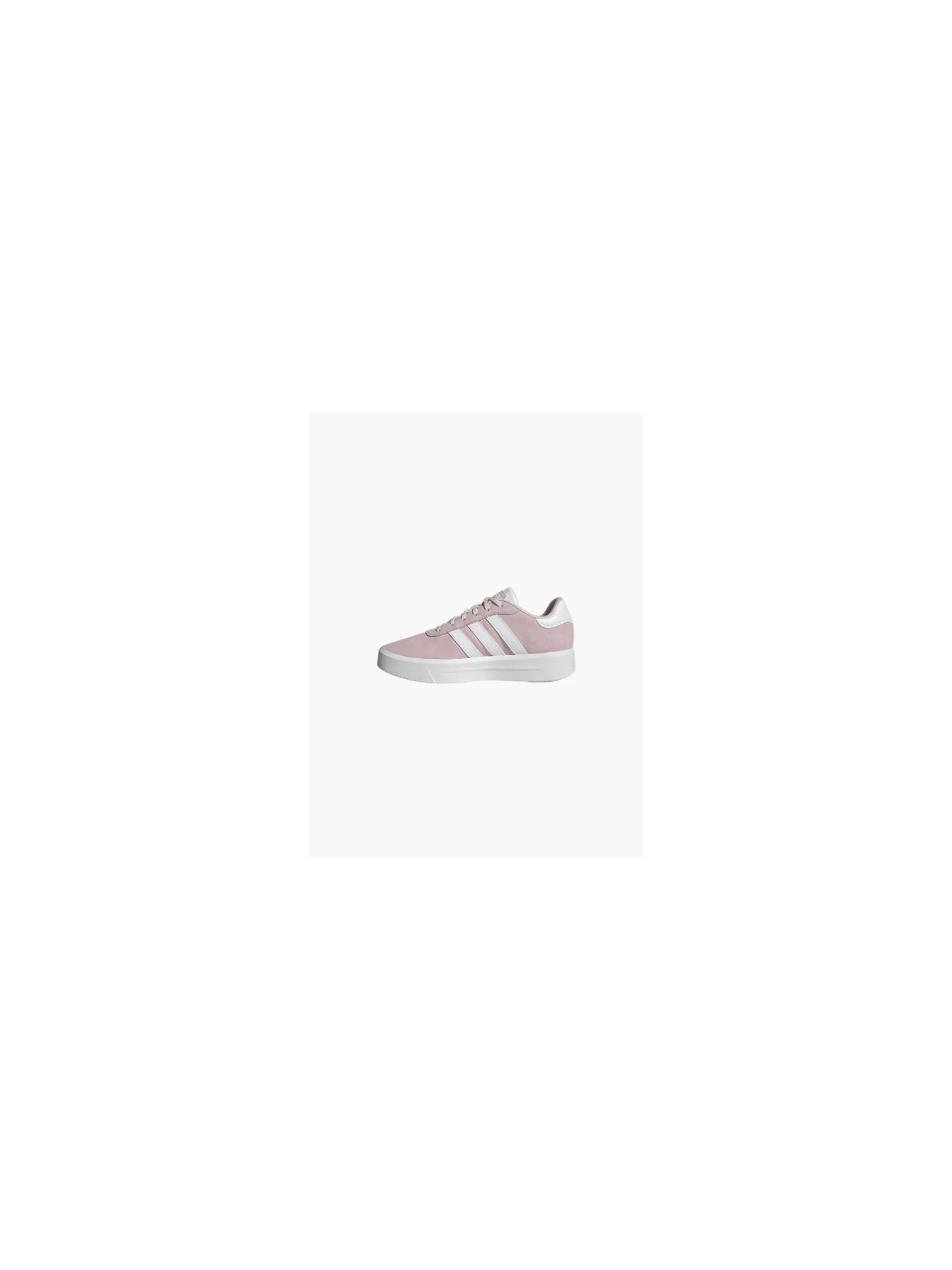 Damen adidas Leder Sneaker COURT PLATFORM SUEDE