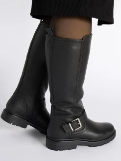 Damen 5th Avenue Leder Stiefel