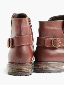 Damen 5th Avenue Leder Stiefelette
