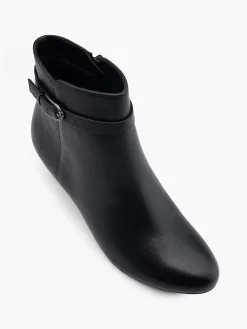 Damen Leder Stiefelette