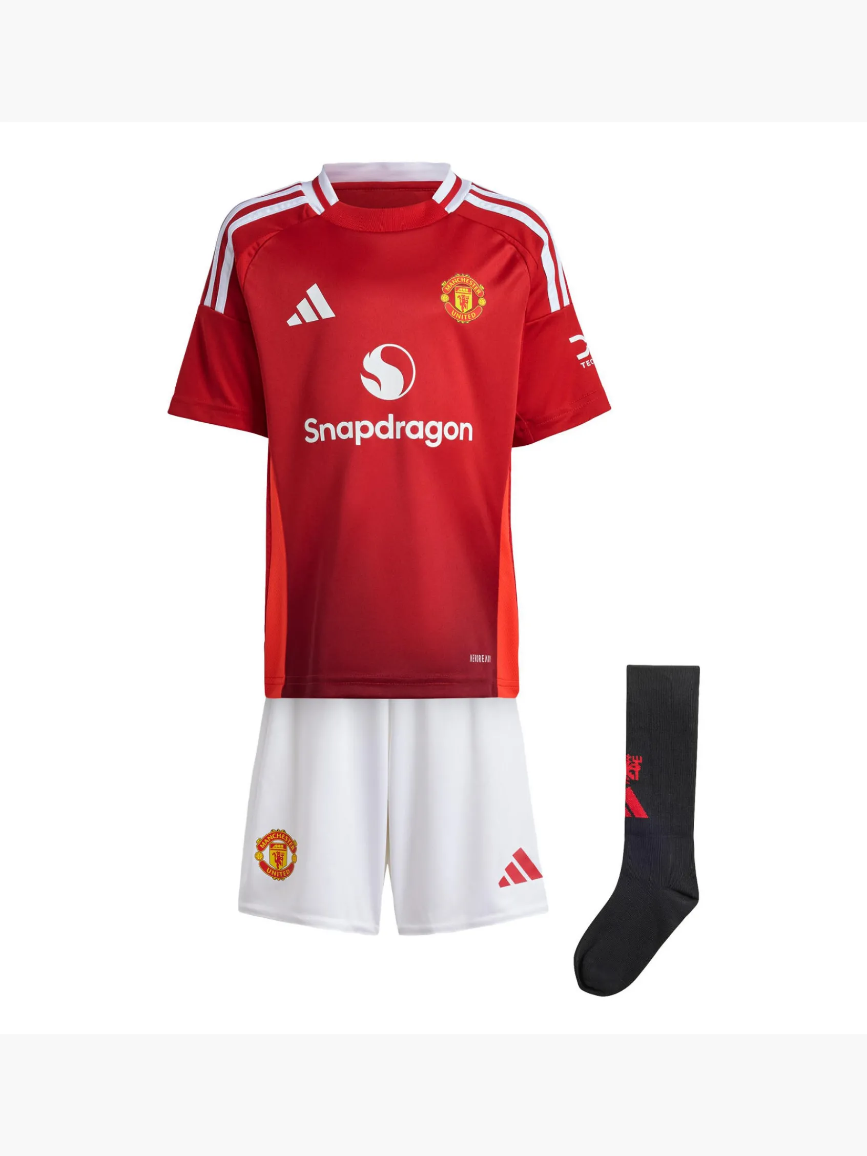 Kinder adidas Manchester United 24/25 Mini-Heimausrüstung