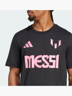 Herren adidas Messi Name and Number Graphic T-Shirt