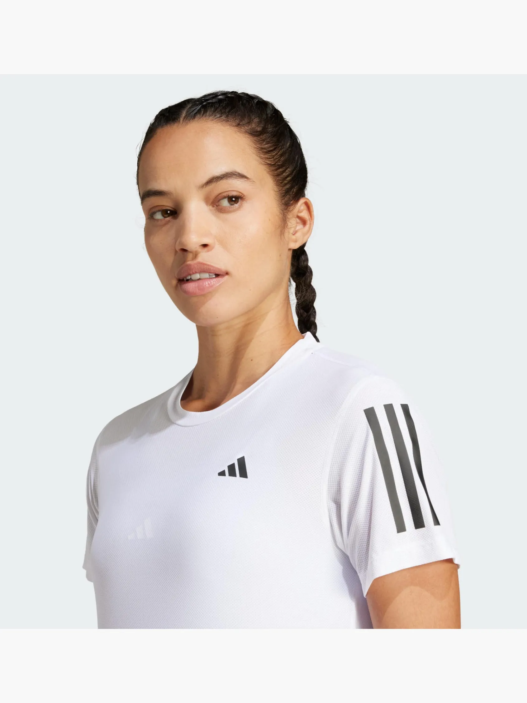 Damen adidas Own the Run CLIMACOOL Colorblock T-Shirt