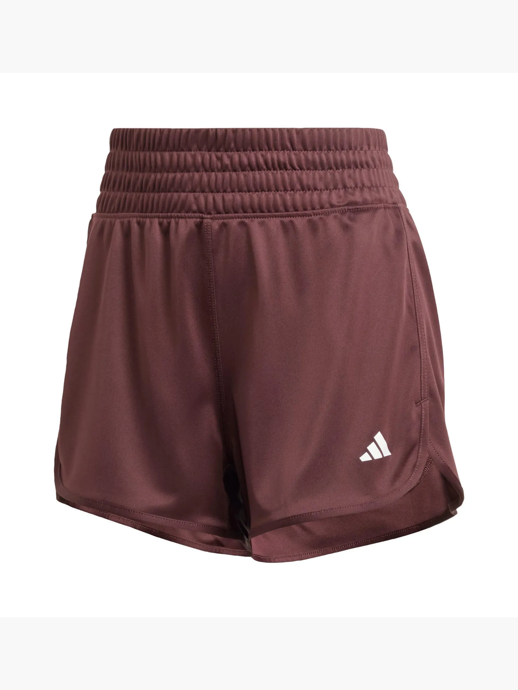 Damen adidas Pacer Essentials Knit High-Rise Shorts