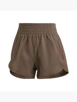 Damen adidas Pacer Training 3-Streifen Woven High-Rise Shorts