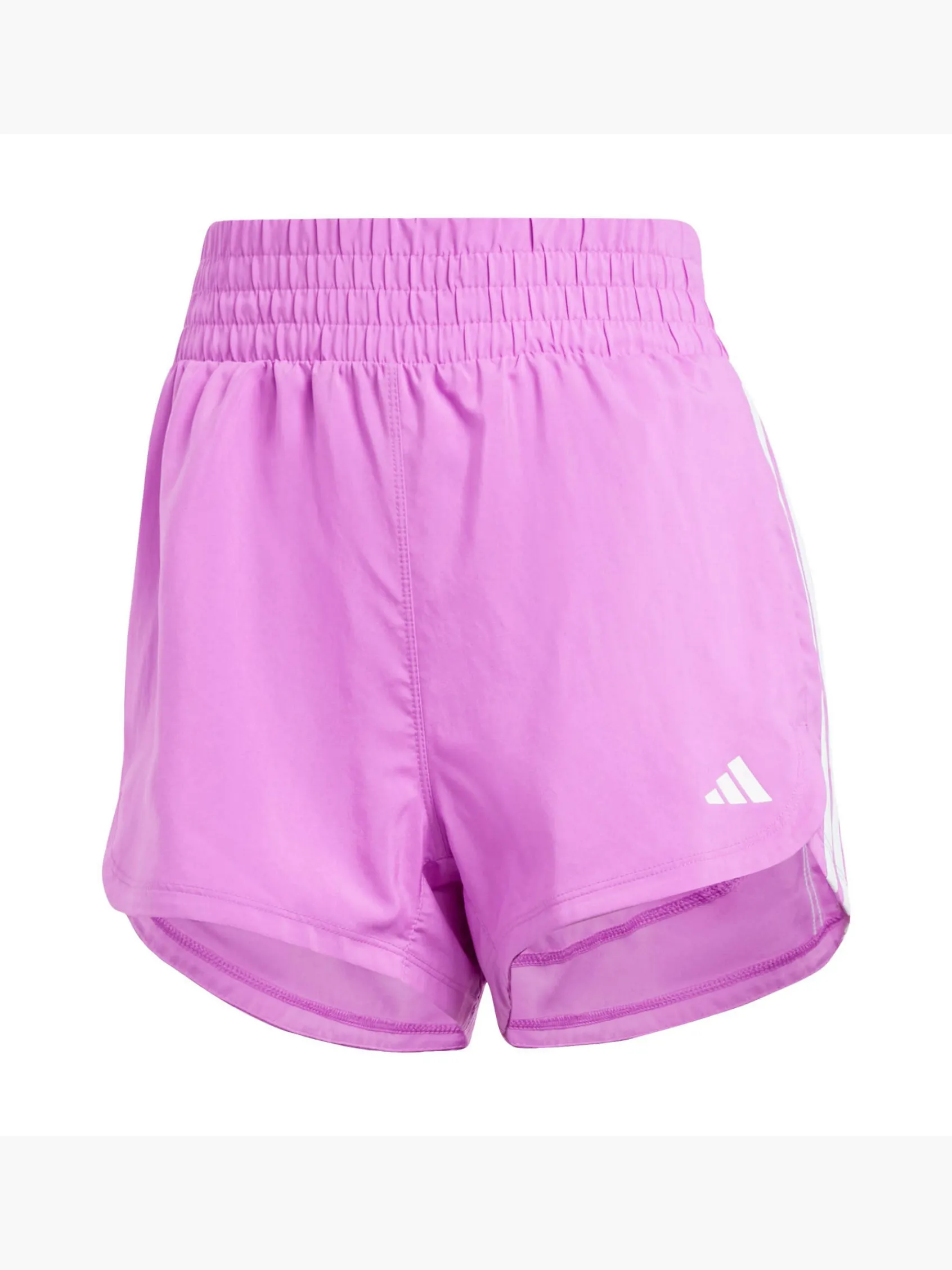 Damen adidas Pacer Training 3-Streifen Woven High-Rise Shorts