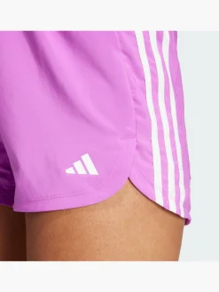 Damen adidas Pacer Training 3-Streifen Woven High-Rise Shorts