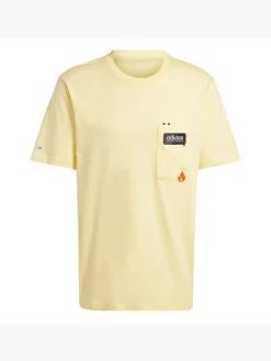 Herren adidas Remoji Pocket Graphic T-Shirt