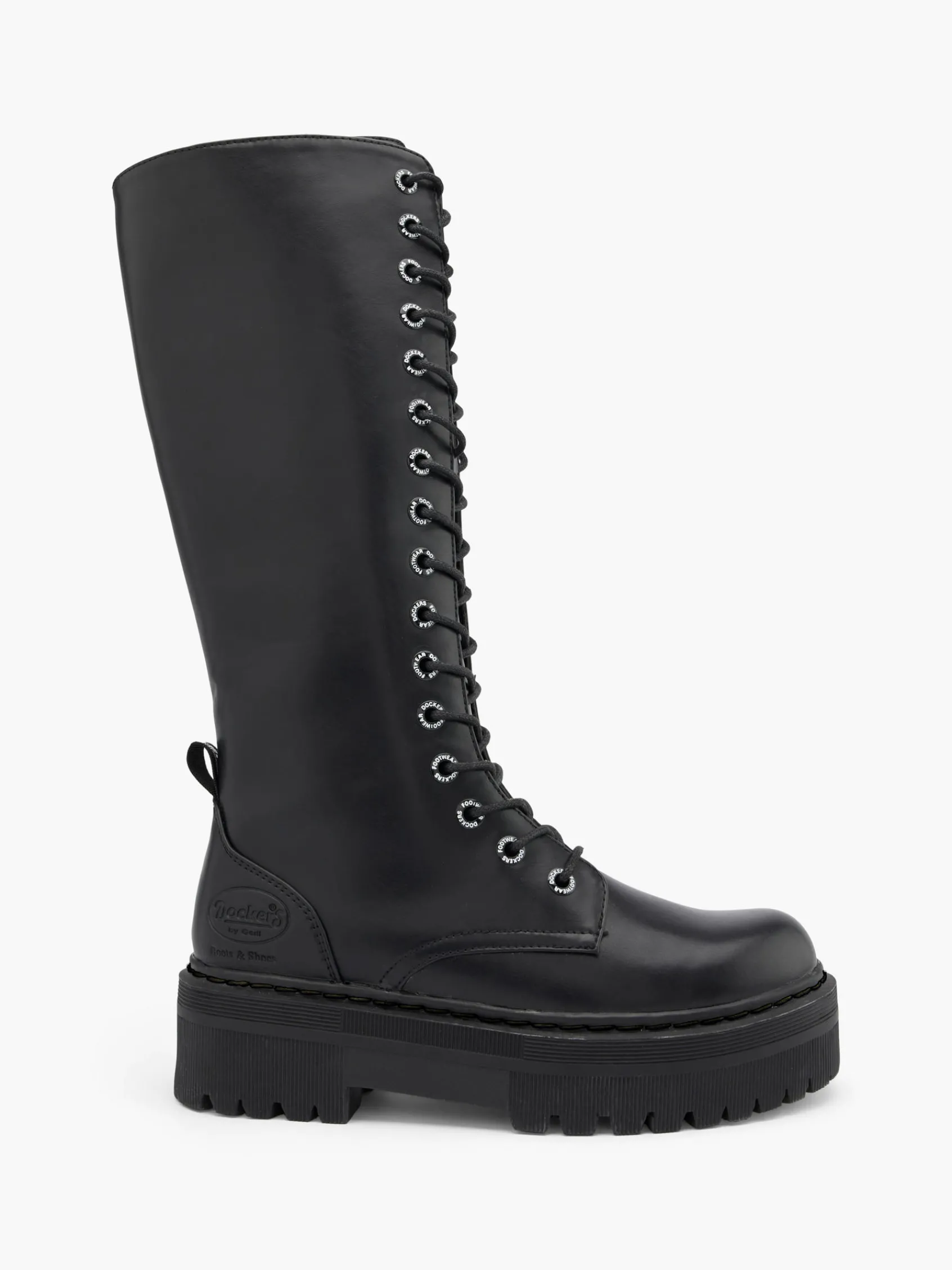 Damen Dockers Schnürstiefel