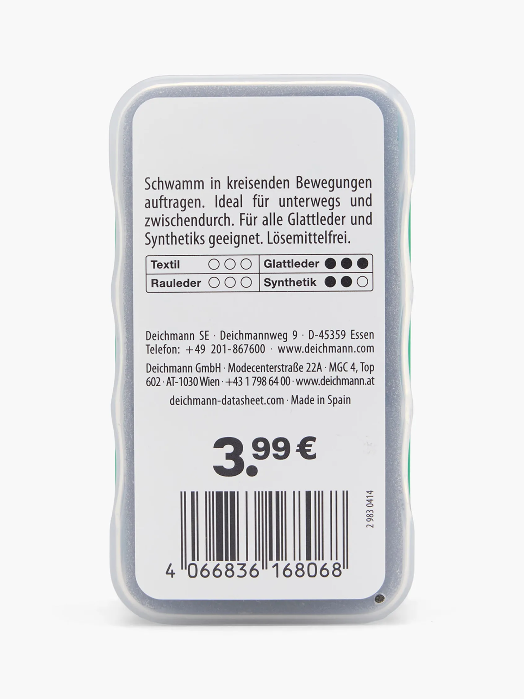 Damen DEICHMANN Schuhschwamm farblos