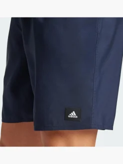 Herren adidas Solid CLX Classic-Length Badeshorts