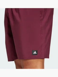 Herren adidas Solid CLX Classic-Length Badeshorts
