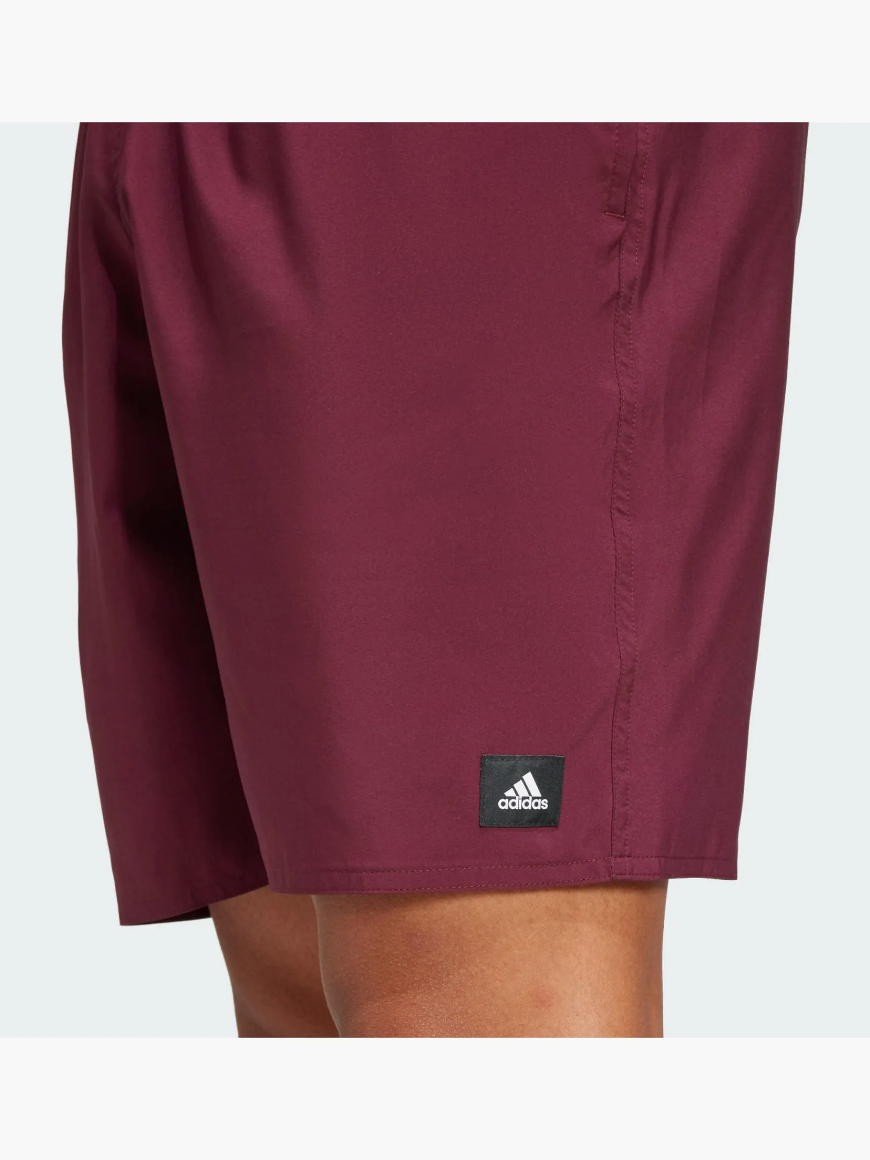 Herren adidas Solid CLX Classic-Length Badeshorts