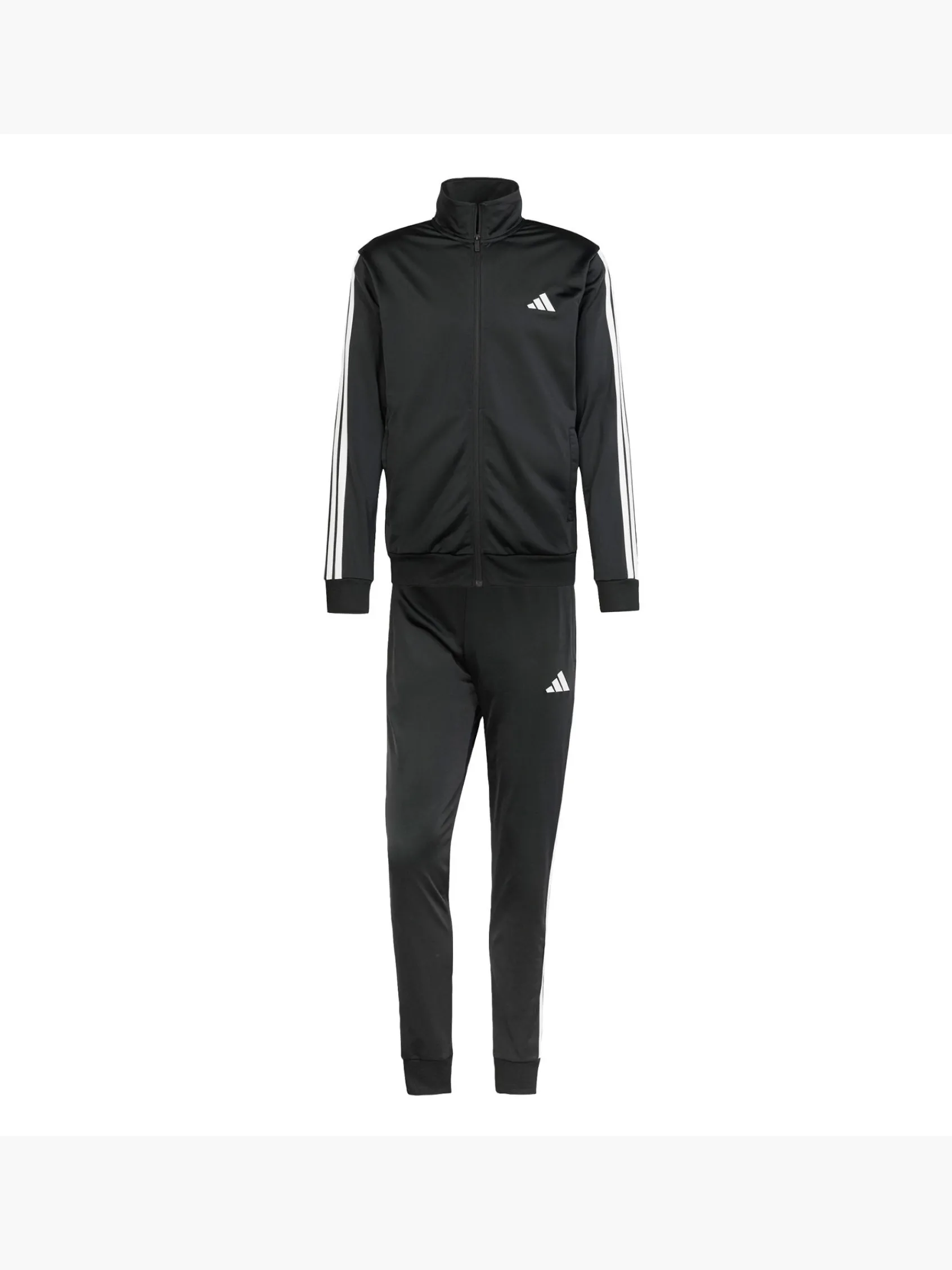 Herren adidas Sportswear Basic 3-Streifen Tricot Trainingsanzug