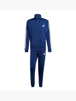 Herren adidas Sportswear Basic 3-Streifen Tricot Trainingsanzug