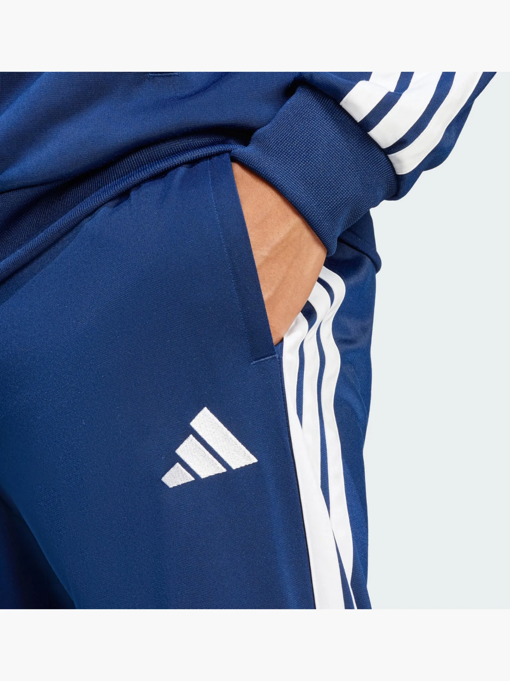 Herren adidas Sportswear Basic 3-Streifen Tricot Trainingsanzug