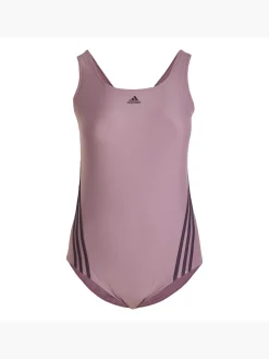 Damen adidas 3-Streifen Badeanzug – Große Größen