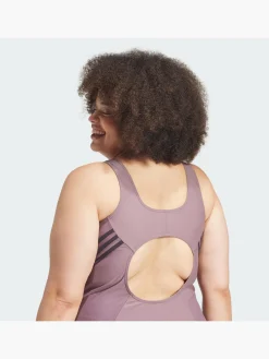 Damen adidas 3-Streifen Badeanzug – Große Größen