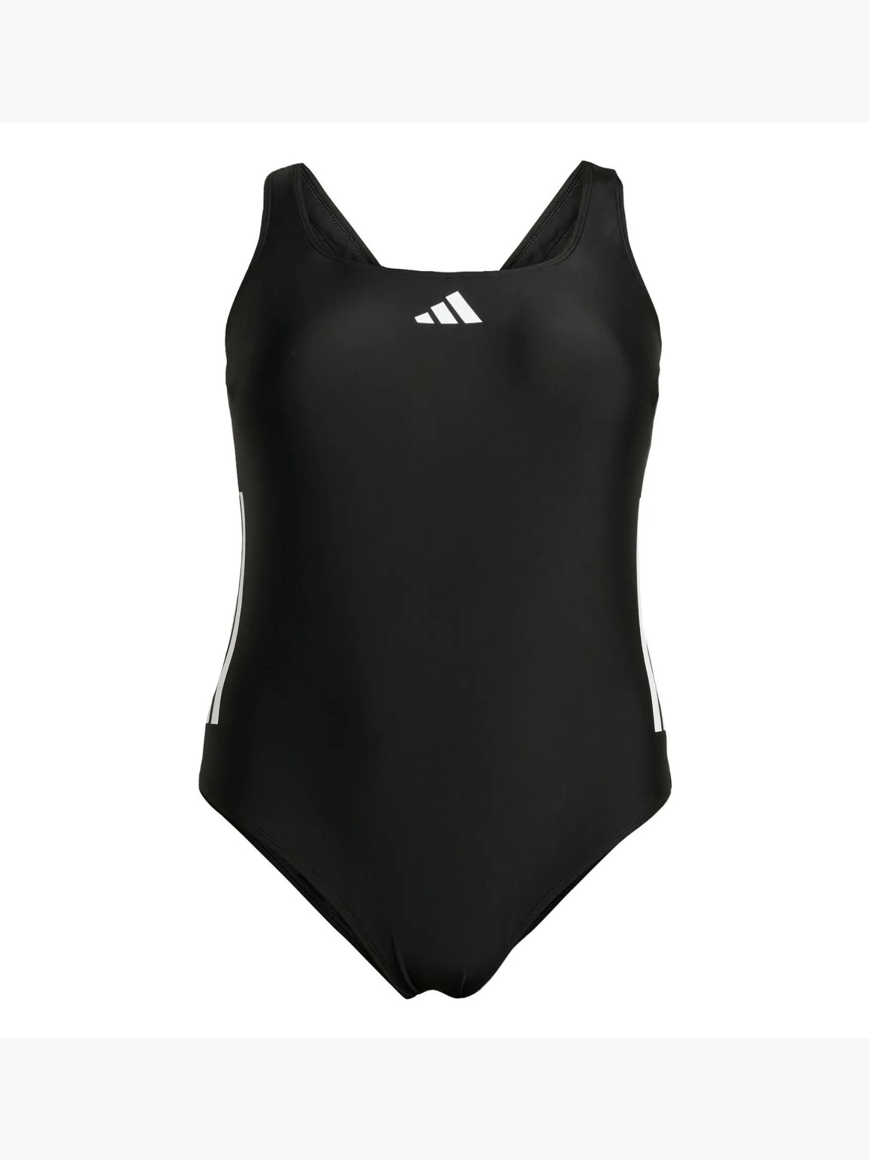Damen adidas 3-Streifen C-Back Badeanzug – Große Größen