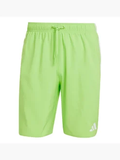 Herren adidas 3-Streifen 8-Inch Badeshorts