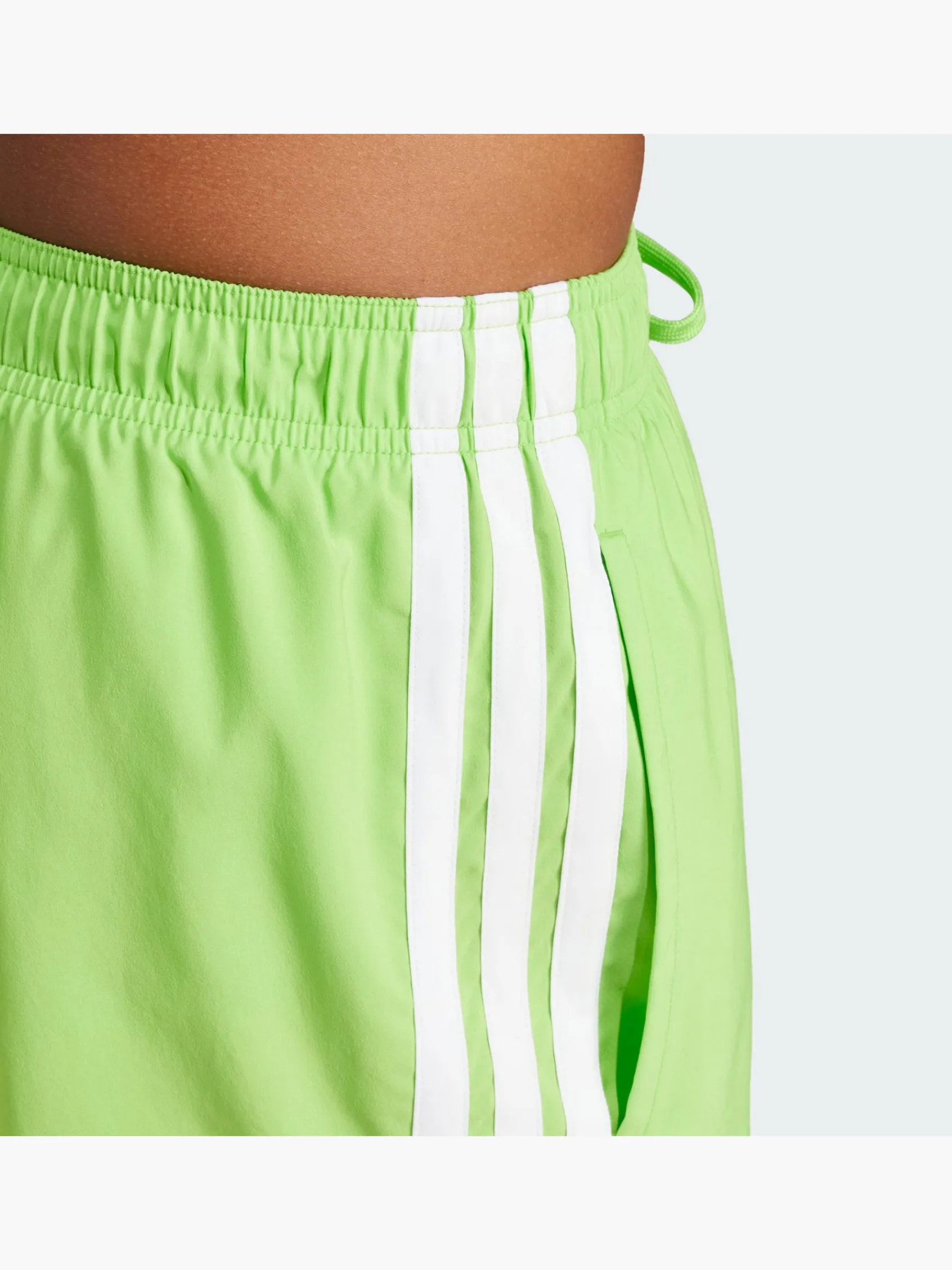Herren adidas 3-Streifen 8-Inch Badeshorts