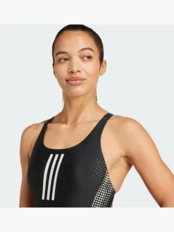 Damen adidas 3-Streifen Rubber Graphic Badeanzug