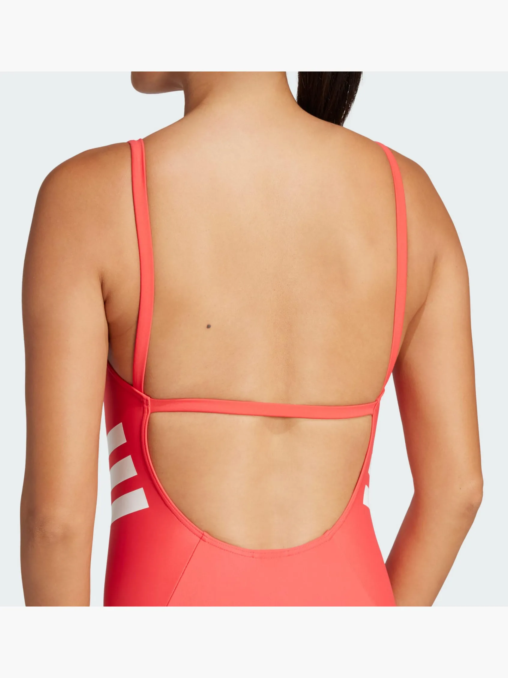 Damen adidas 3-Streifen U-back Badeanzug