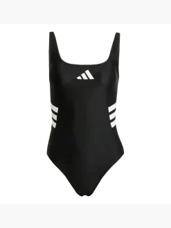 Damen adidas 3-Streifen U-back Badeanzug