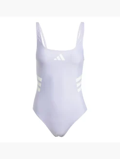Damen adidas 3-Streifen U-back Badeanzug