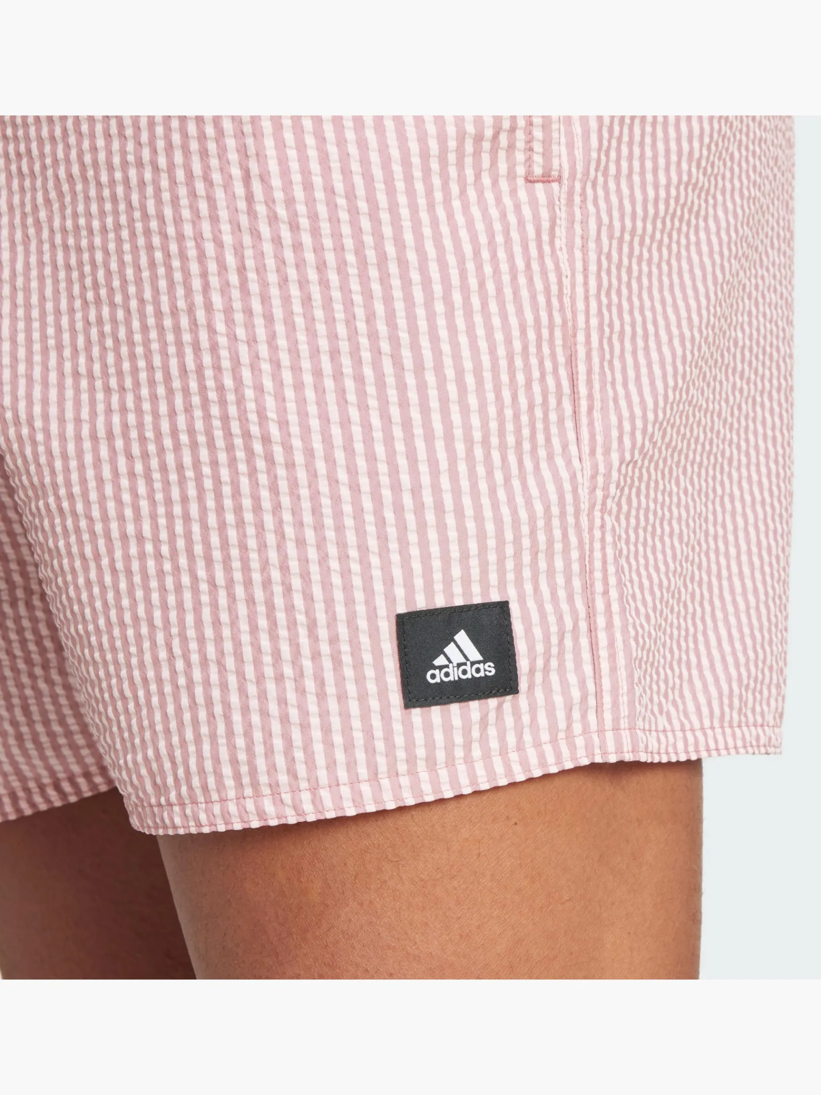 Herren adidas Stripey Classics Short Length Badeshorts