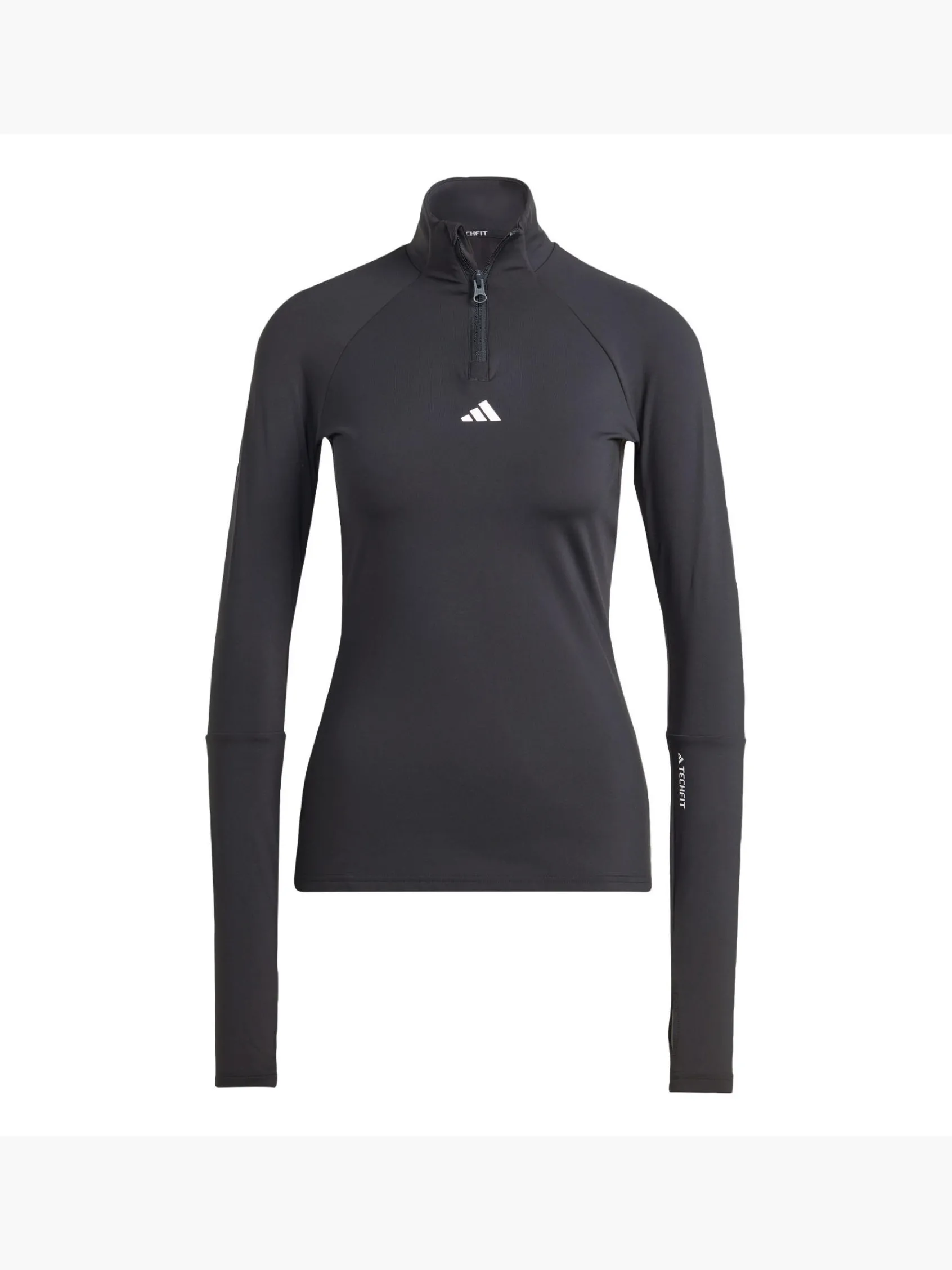 Damen adidas Techfit COLD.RDY 1/4 Zip Training Longsleeve