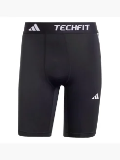 Herren adidas TECHFIT Compression Training 3-Streifen kurze Leggings